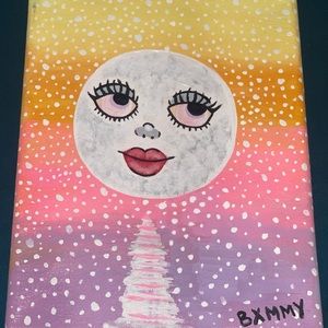 Night Fall Original Canvas Painting.